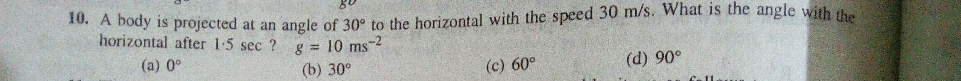 Question image for This question is from projectile motion. Solve us